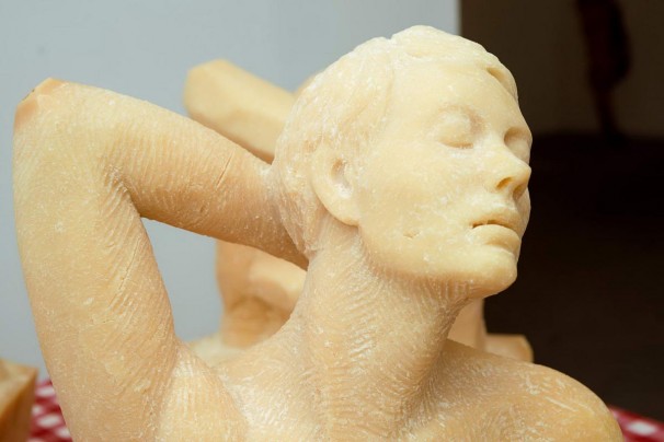 105Cheesy Sculpture (detail) _2013_parmesan cheese