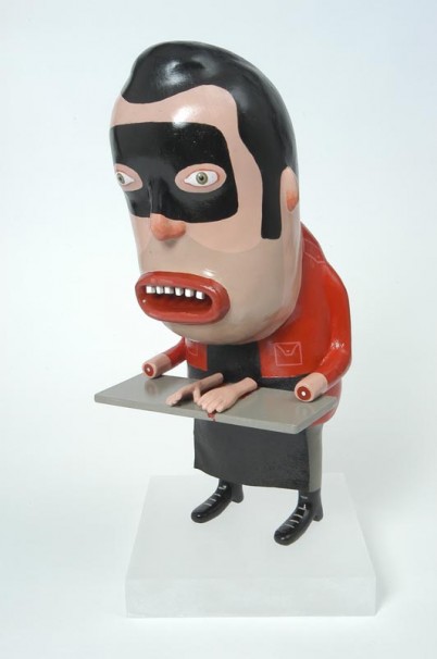 106Butcher _2005_Painted Aluminum cast_hight 28cm