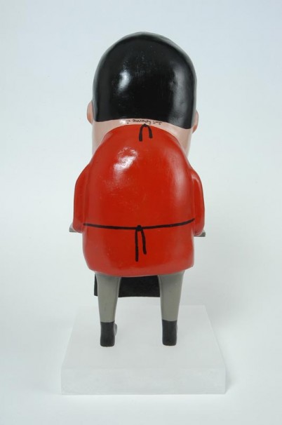 107Butcher_2005_Painted Aluminum cast _hight 28cm