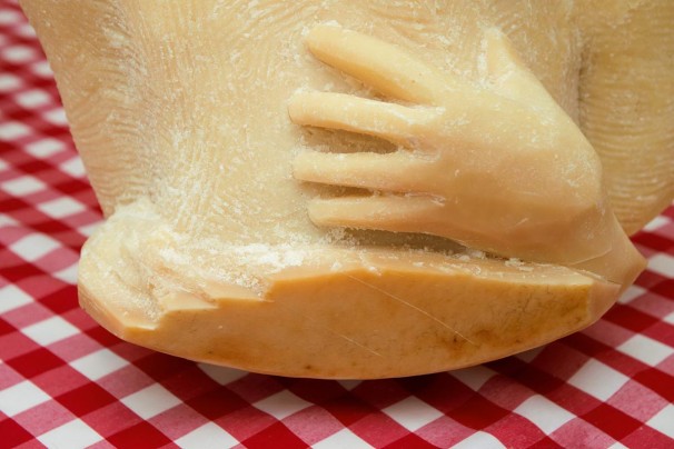 107Cheesy Sculpture (detail)_2013_parmesan cheese