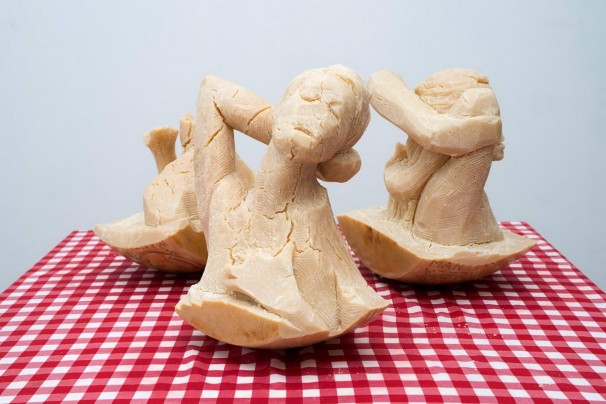 109Cheesy Sculpture (after)_2013_parmesan cheese