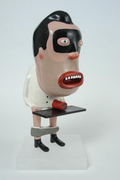 109Chef _2005_Painted Aluminum cast_hight 28cm
