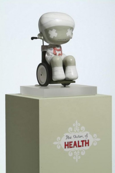 109The victim of HEALTH_2004_Mixed media_hight 35cm