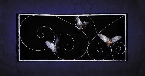 Window to the East, 2006, LP, 125x238 cm. חלון למזרח