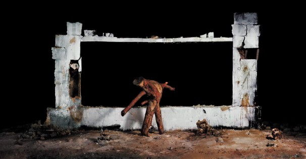 Wood and Ropes, 2005, LP, 188x363 cm. עצים וחבלים