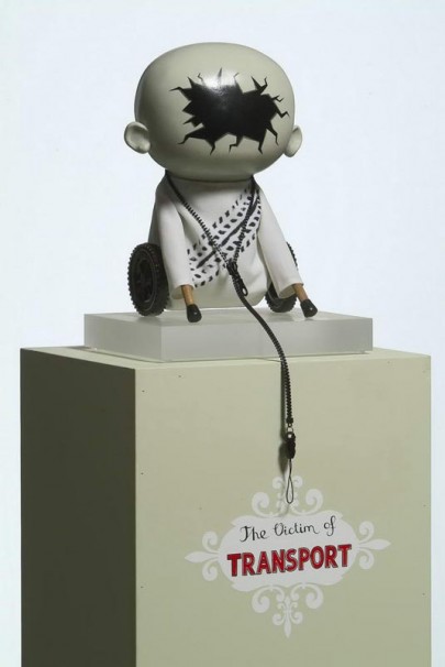 112The victim of TRANSPORT _2004_Mixed Media_hight 35cm