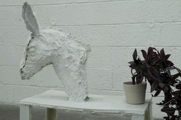 115Donkey (detail) _2012_polyester cast