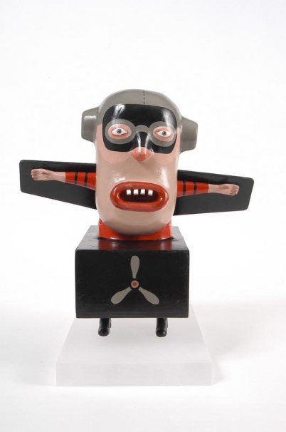 116Pilot _2005_Painted Aluminum cast_hight 28cm