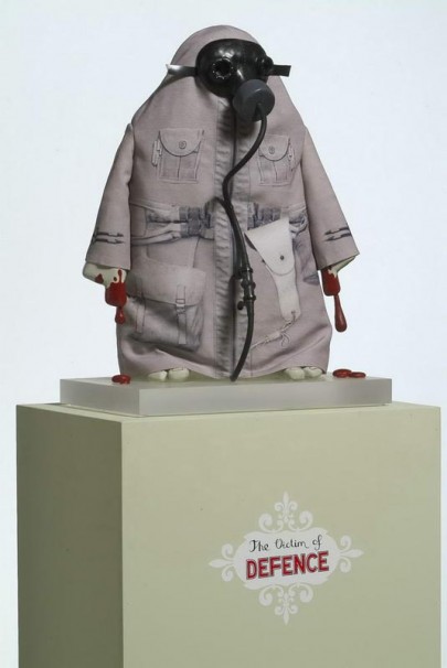 118The victim of DEFENCE_2004_Mixed Media_hight 48cm