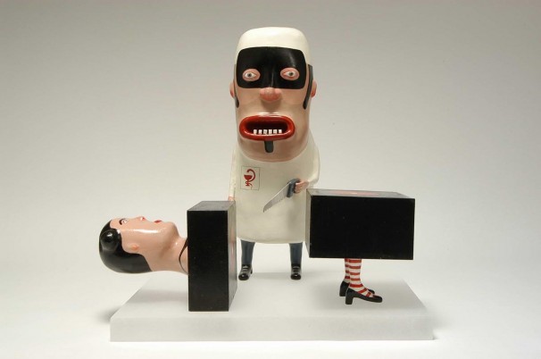 120Surgeon _2005_Painted Aluminum cast_hight 28cm
