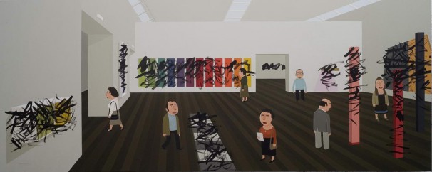 122Expression_2006_acrylic on canvas_120x299