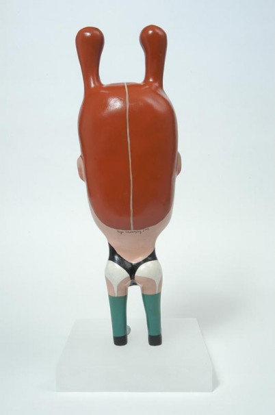 125Prostitute_2005_Painted Aluminum cast_hight 28cm