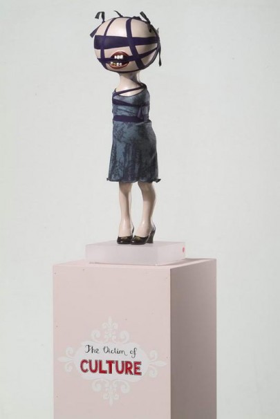 134The victim of CULTURE _2004_Mixed Media_hight 48cm