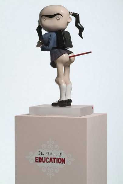 137The victim of EDUCATION_2004_Mixed Media _hight 48cm