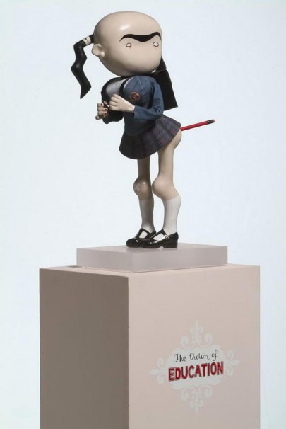 138The victim of EDUCATION _2004_Mixed Media_hight 48cm