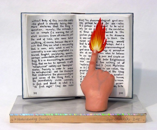 "Understanding Derrida" 32x20x25cm