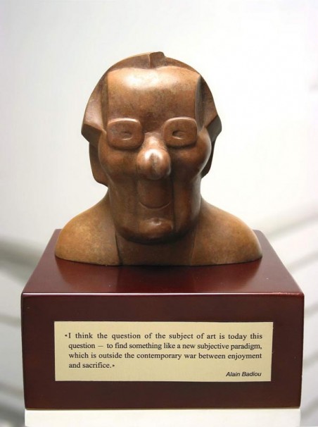 203Alain_2008_Bronze & wood_28x22x22 cm