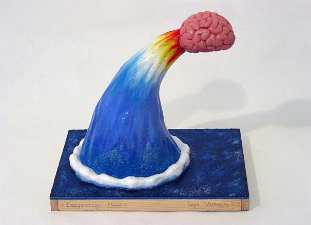 "Emigration...1991" 28x18x15cm