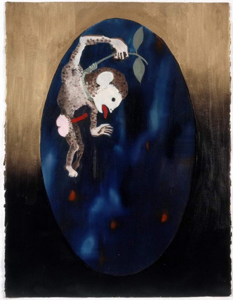 101Fake Martyr_1991_oil on paper_76x58 cm