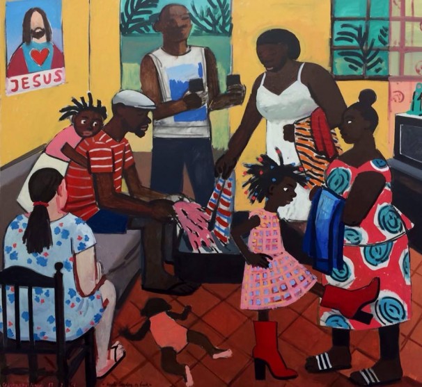 101Uncle Sunday is back_2014_oil on linen_130x140 cm
