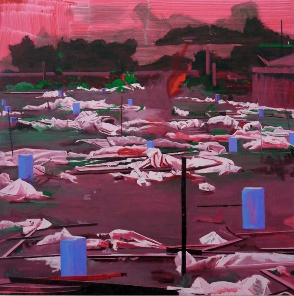 102Grennhouse_2011_oil on canvas_180x180 cm