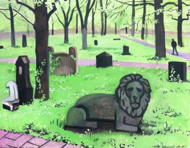 104Alter Johannisfriedhof_2013_oil on canvas_70x100 cm