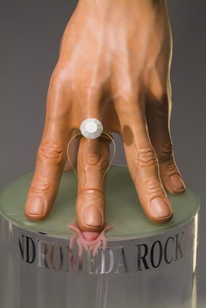 104Andromeda's Rock (detail)_1999-2005 _mixed media, sculpted and cast in polymeric materials