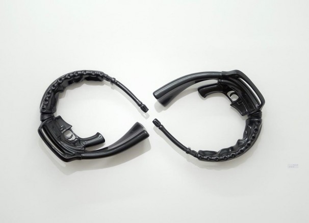104Particle Accelerator_2013_sculpted and cast in polymeric materials_20X60X140 cm