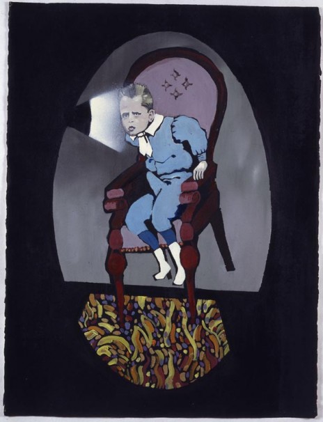 105Martyr Lawrence_1991_oil on paper_76x58 cm