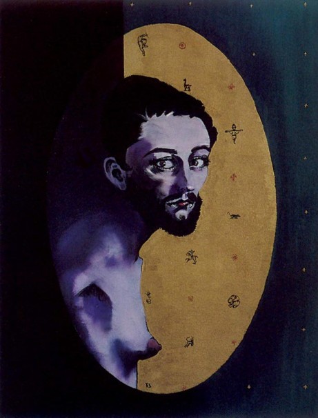 106Martyr Eugenia_1991_oil on paper_76x58 cm