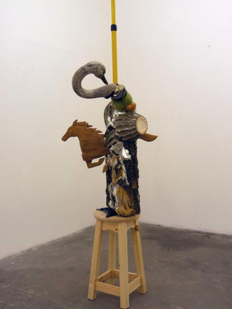 106Wooden Horse_2012_mixed media
