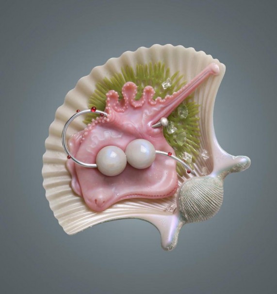 Appetizers (The Shell Set), 2007, 32x40x12 cm.