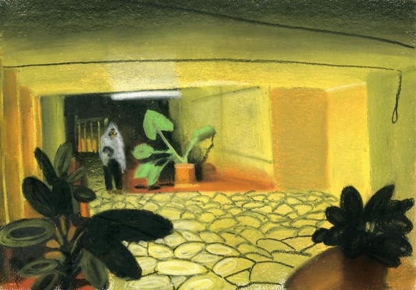 108Kippur_2011_pastel on paper_30x42 cm