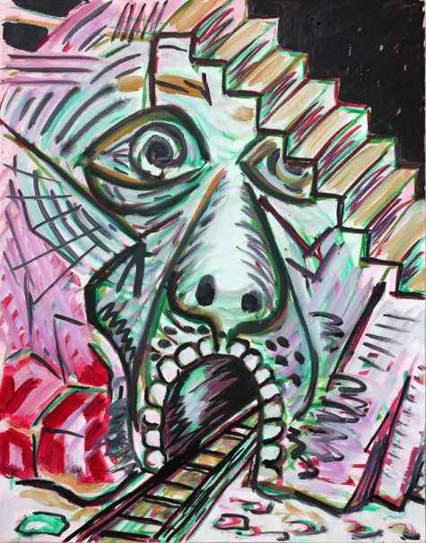 109Diluting Picasso_2012_oil on canvas_46x36 cm