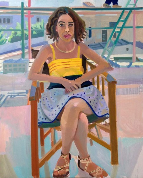 111 Masha in Jaffa_2013_oil on linen_100x80 cm