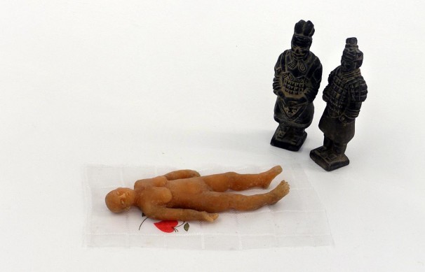111Untitled_2012_mixed media, sculpted in wax_08