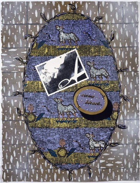 112Martyr Agnes_1992_oil on paper_76x58 cm