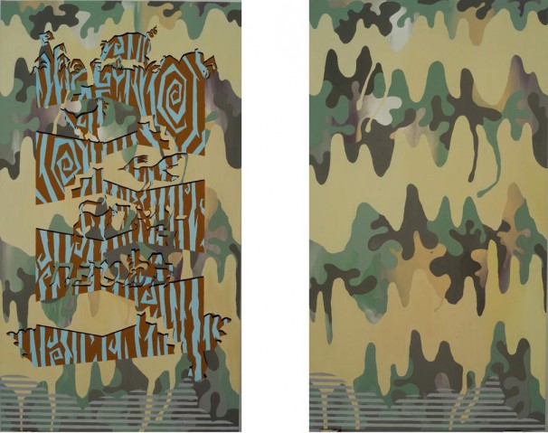 112The Kitchen is Pretty_2004_oil on canvas_180x100 cm each