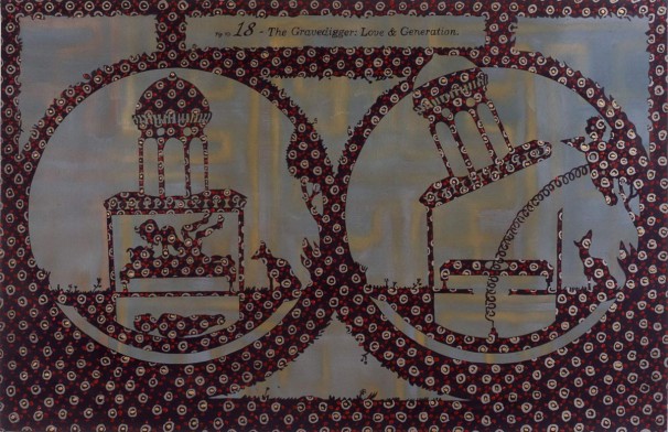 113Gravedigger_1994-1996_oil on paper_70x100 cm