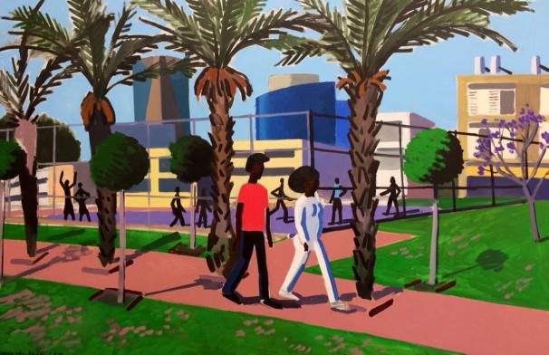114Levinsky Park_2014_oil on linen_100x150 cm