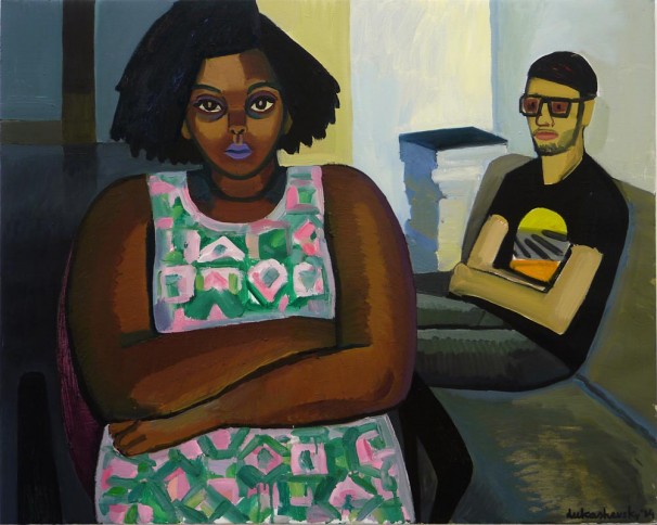 114Shoshana & Edik_2014_oil on linen_80x100 cm