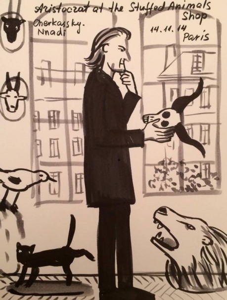 115Aristocrat_2014_Markers on paper_20.5x15.5 cm