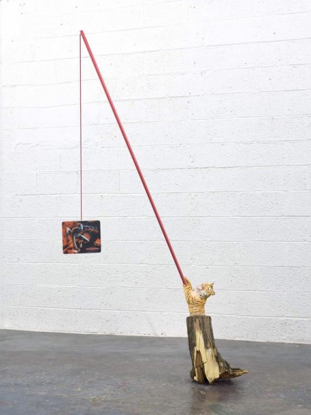 115The Tiger and the Spider_2009_Mixed Media_220x50x50 cm