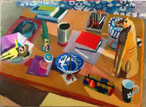 116Still life with a dish_2013_oil on canvas_100x137 cm.