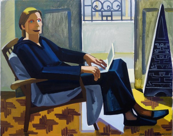 116The Tourist_ 2014_oil on canvas_80x100 cm