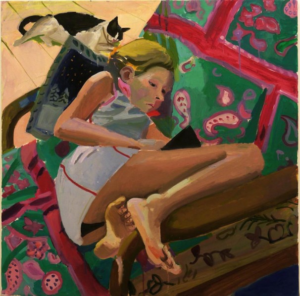 117Ester&Sheva_2013_oil on canvas_102x102 cm