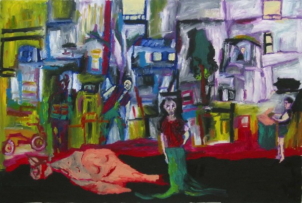 118Untitled_2009_oil on canvas_100x150 cm