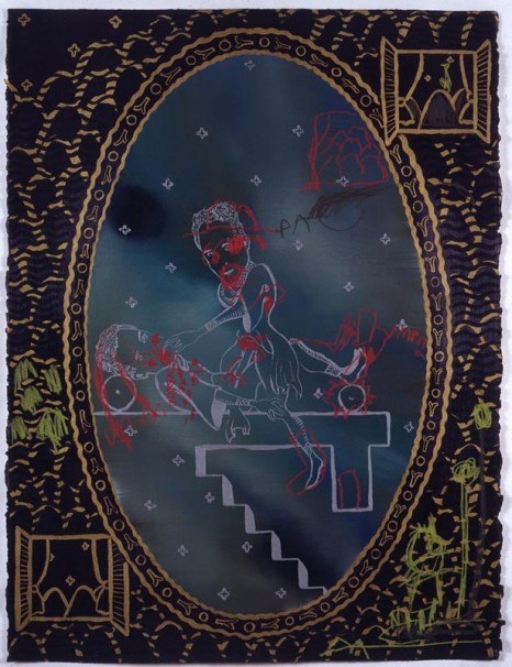 119Martyr Dympna_1993_oil on paper_76x58 cm