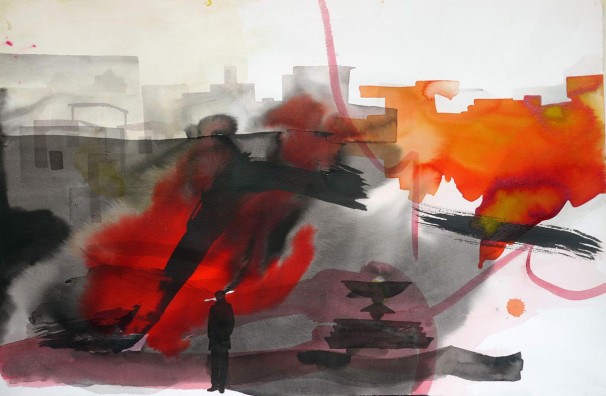 119Untitled_2010_ Ink and watercolor on paper