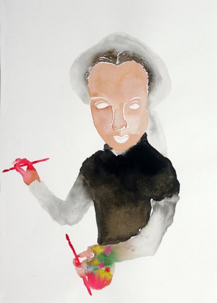 120Untitled_2010_Ink and Water color on paper_, 30x21 cm